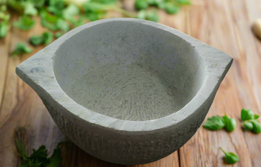Soapstone Kerala Model Kalchatti-Seasoned