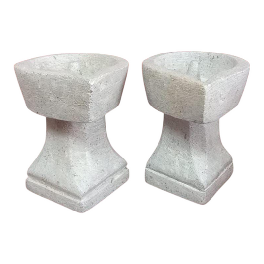 Soapstone Vilakku - 2 Pieces
